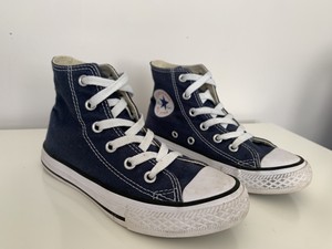 navy converse childrens