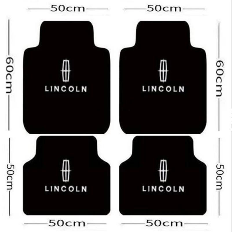 For Lincoln All Models Car Floor Mats Anti-Slip Protective Pads Durable Foto 2 de 4