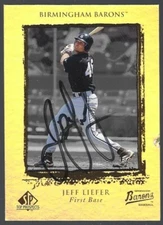 1999 Upper Deck SP Top Prospects #74 Jeff Liefer IP auto signed card