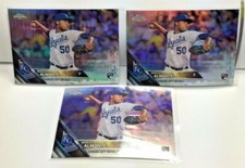 3 Miguel Almonte 2016 Topps Chrome Prism & Refractor Parallel RC Lot #126 ROYALS