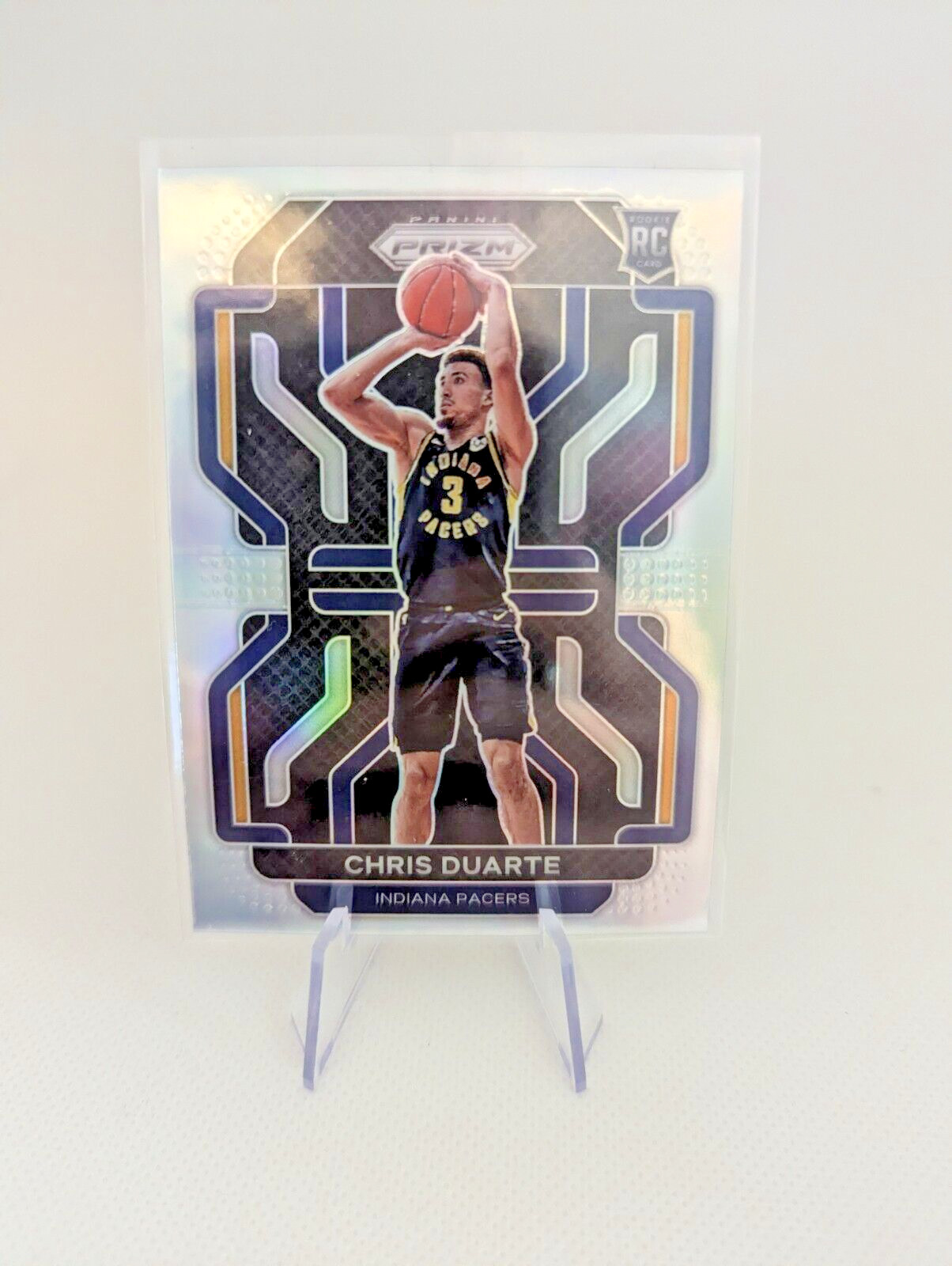 Chris Duarte Indiana Pacers Rookie RC Silver Prizm 2021-22 Panini Prizm #315