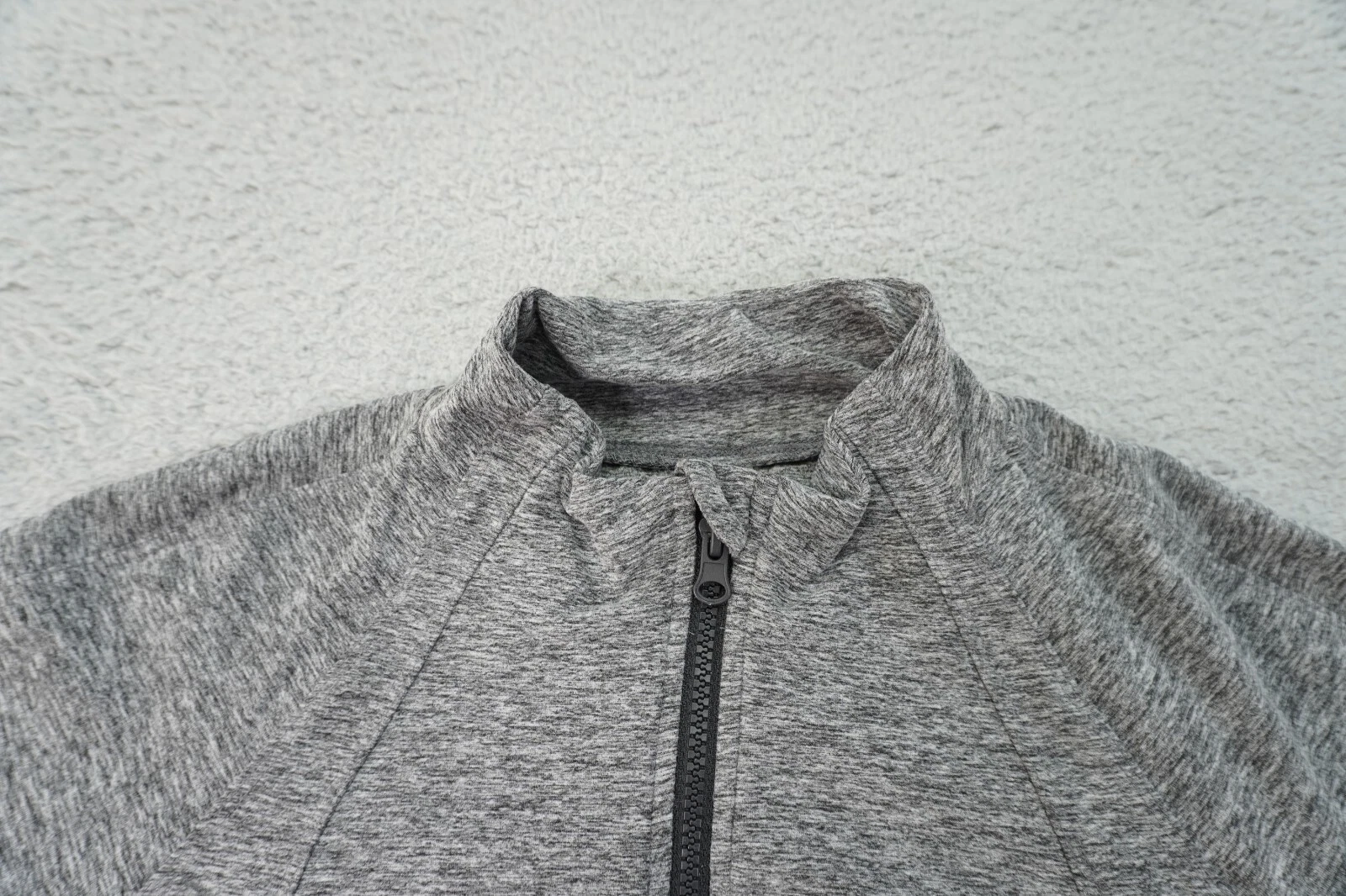 yogalicious lux long sleeve mock neck full zip sweatshirt