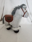 Vintage 1984 Cabbage Patch Kids Show Pony Gray Horse & Saddle Plush Doll Cute