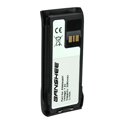 Banshee Replacement for Motorola R7 Radio Battery PMNN4808A, PMNN4809, PMNN4810