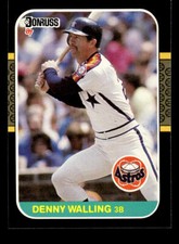1987 Donruss #554 Denny Walling Card Houston Astros