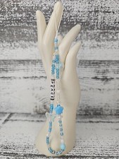 Peace Theme Beaded Cell Phone Wrist Strap With Charms. Quantity 1.