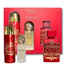 Lattafa Badee Al Oud Sublime 3 Piece Gift Set (Perfume/Hair Mist/Body Spray)