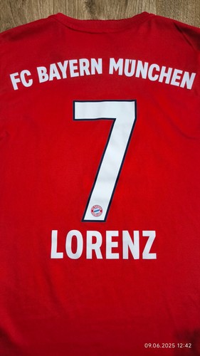 ADIDAS 2018  BAYERN MUNICH MUNCHEN FOOTBALL SHIRT JERSEY #7 Lorenz Size Boys L - Picture 21 of 23