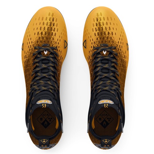Under Armour Men's Spotlight Lux MC 2.0 Football Cleats Black Gold 3025082-002 - Picture 4 of 5