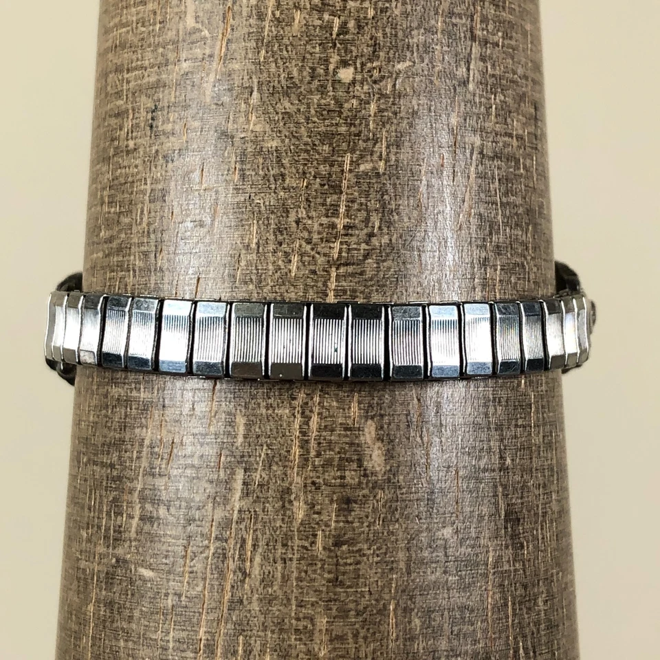 Vestido feminino chalé prata pontas pulseira 29mm relógio mecânico corda analógico 6" - Imagem 4 de 4