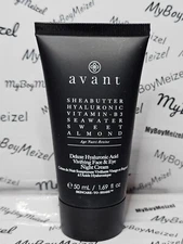 Avant Deluxe Hyaluronic Acid Vivifying Face & Eye Night Cream 1.69 oz Sealed