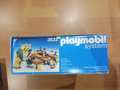 Playmobil école 3522 - Set Complet En Boîte, Très Bon état Vintage