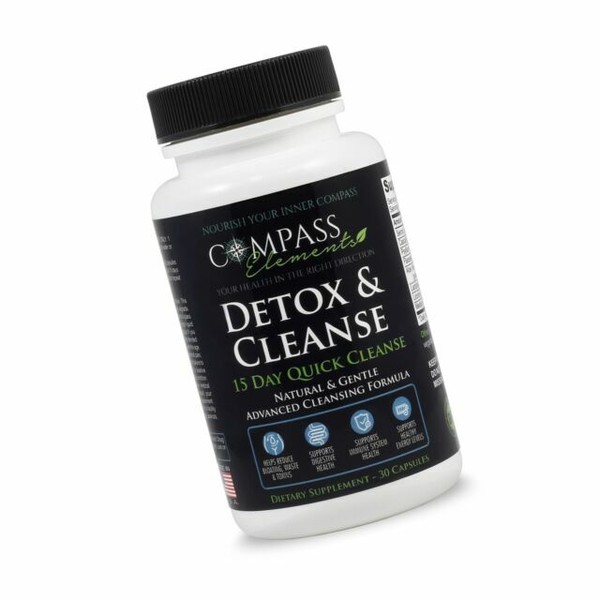 Detox Cleanse 15 Day Quick Advanced Formula Supports Digestive Immune