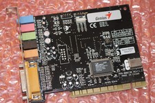 Genius C3DX Sound Card HRTF 3D Audio CMI8738/PCI-6ch LX MPB-000138 Sound Maker