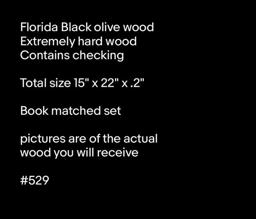 Florida Madera de Olivo Negro -Jucaro - Madera de Cuerno de Buey - Bucida Buceras Terminalia - Imagen 2 de 7