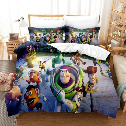 Toy Story Buzz Lightyear Doona Duvet Cover Bedding Set Single Double Queen - Picture 9 of 46