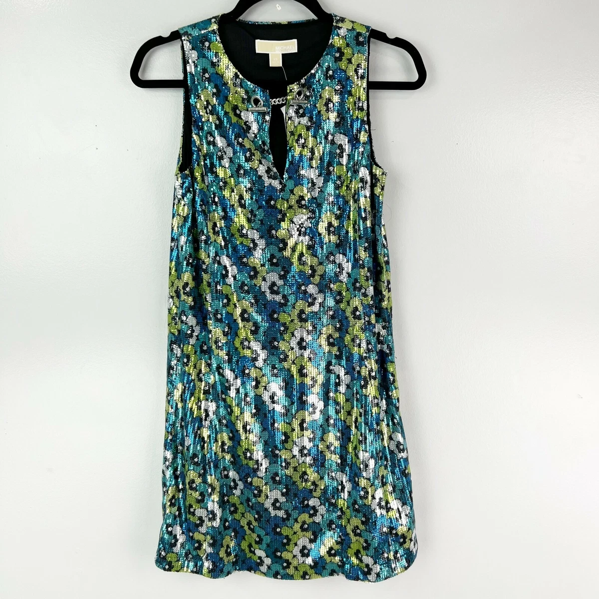 Michael kors sequin shift cheap dress