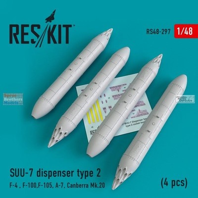 RESRS480297 1:48 ResKit SUU-7 Dispenser Type 2 Set