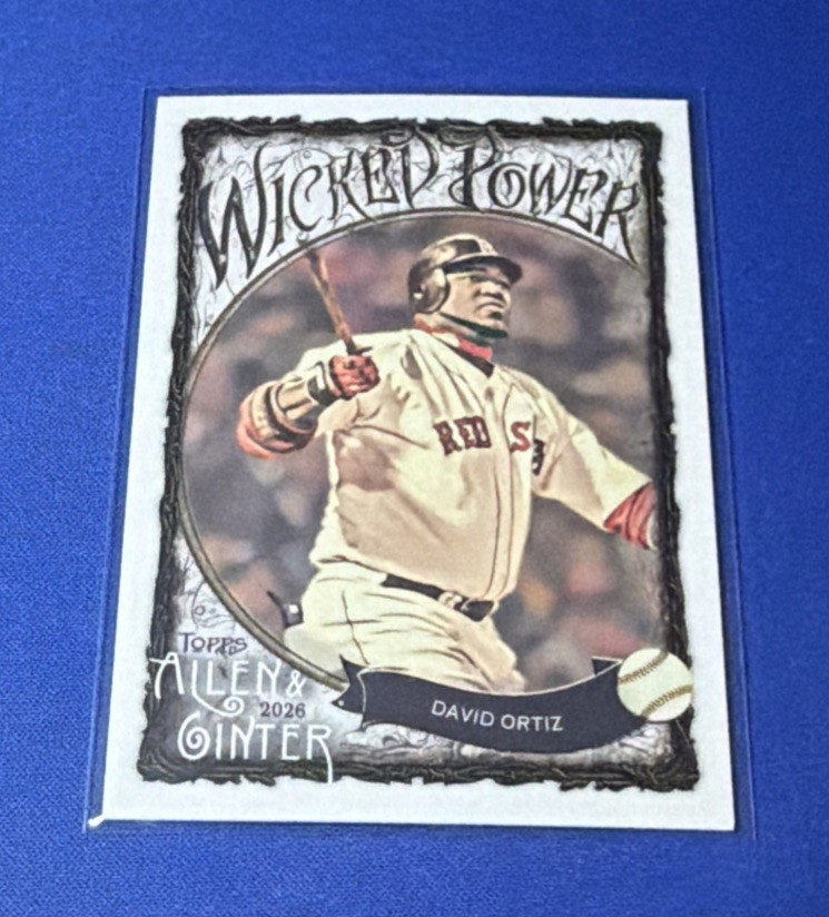 2026 Topps Allen & Ginter Wicked Power #WP-26 David Ortiz Boston Red Sox