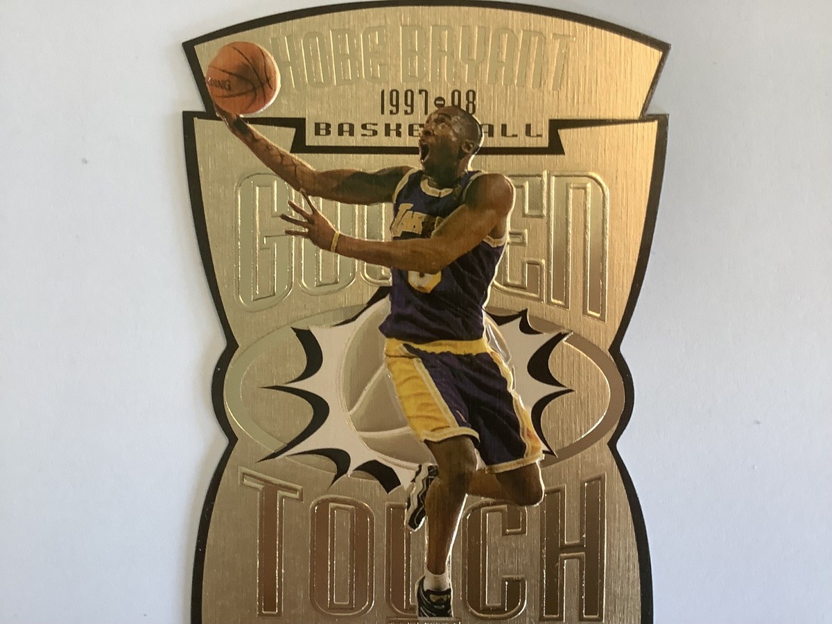 KOBE BRYANT 1997-98 SKYBOX PREMIUM GOLDEN TOUCH DIE-CUT LAKERS | eBay