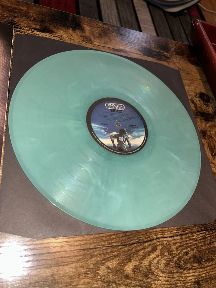QUIET RIOT - Metal Health(1983)Sea Glass w/ White Swirl Vinyl RE 2023 - Image 3 of 4