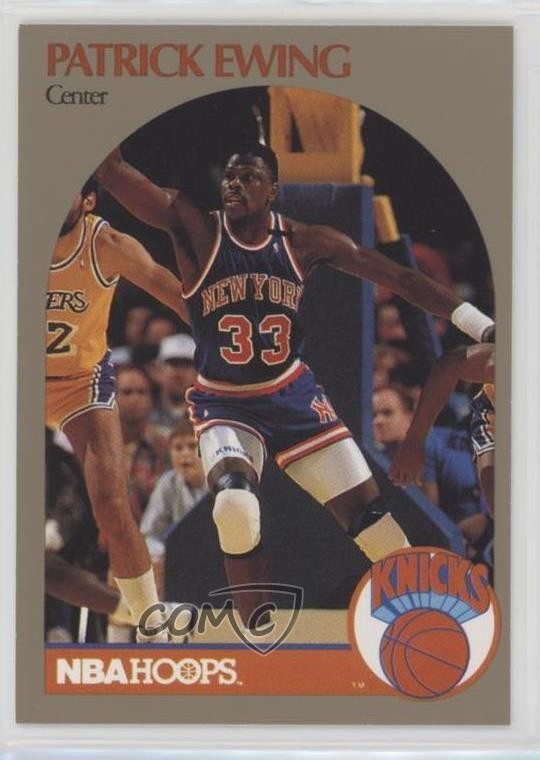 1990-91 NBA Hoops 100 Superstars Patrick Ewing #65 HOF 1u6