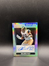 2025 Panini Prizm Black Orlando Pace #SS-OPE Sensational Signatures Silver Prizm