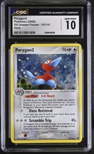 GEM MINT CGC 10 Pokemon 2005 Porygon2 12/115 Holo EX Unseen Forces SWIRL on eBay