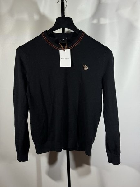 Men Paul Smith Sweater Black Wool 38