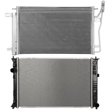 Radiator & AC Condenser Cooling Kit For 2007-2012 Lincoln MKZ