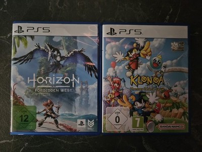 Sony PlayStation 5 Horizon Forbidden West 2022 USK 12 zwei ps5 Spiele klonoa