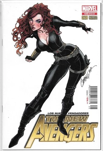 BLACK WIDOW #6 J SCOTT CAMPBELL COVER VARIANT LA MOLE JSC THE NEW AVENGERS #28