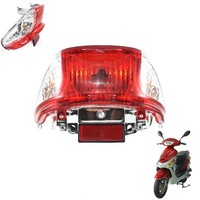 RÜCklicht Klar Blinker FüR REX Baotian Benzhou Jinan Qingqi QM50QT-6 A 50QT 49QT