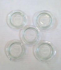 Lot of 5 Weck Canning Jar LIDS Rundrand-Glas 60 German Made LIDS ONLY Mini Jars