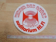 Sticker MIROIR DES ONDES - HI-FI AUDITORIUM - COURS LIEUTAUD - MARSEILLE