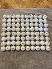 80x Golf Balls Mixed Grades and Brands Good Condition