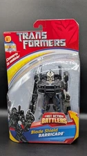 Transformers BLADE SHIELD BARRICADE Fast Action Battlers Police Car Hasbro 2007