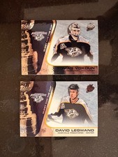 Lot of 2 - 2002-03 Pacific Quest For the Cup NASHVILLE PREDATORS / Vokoun +