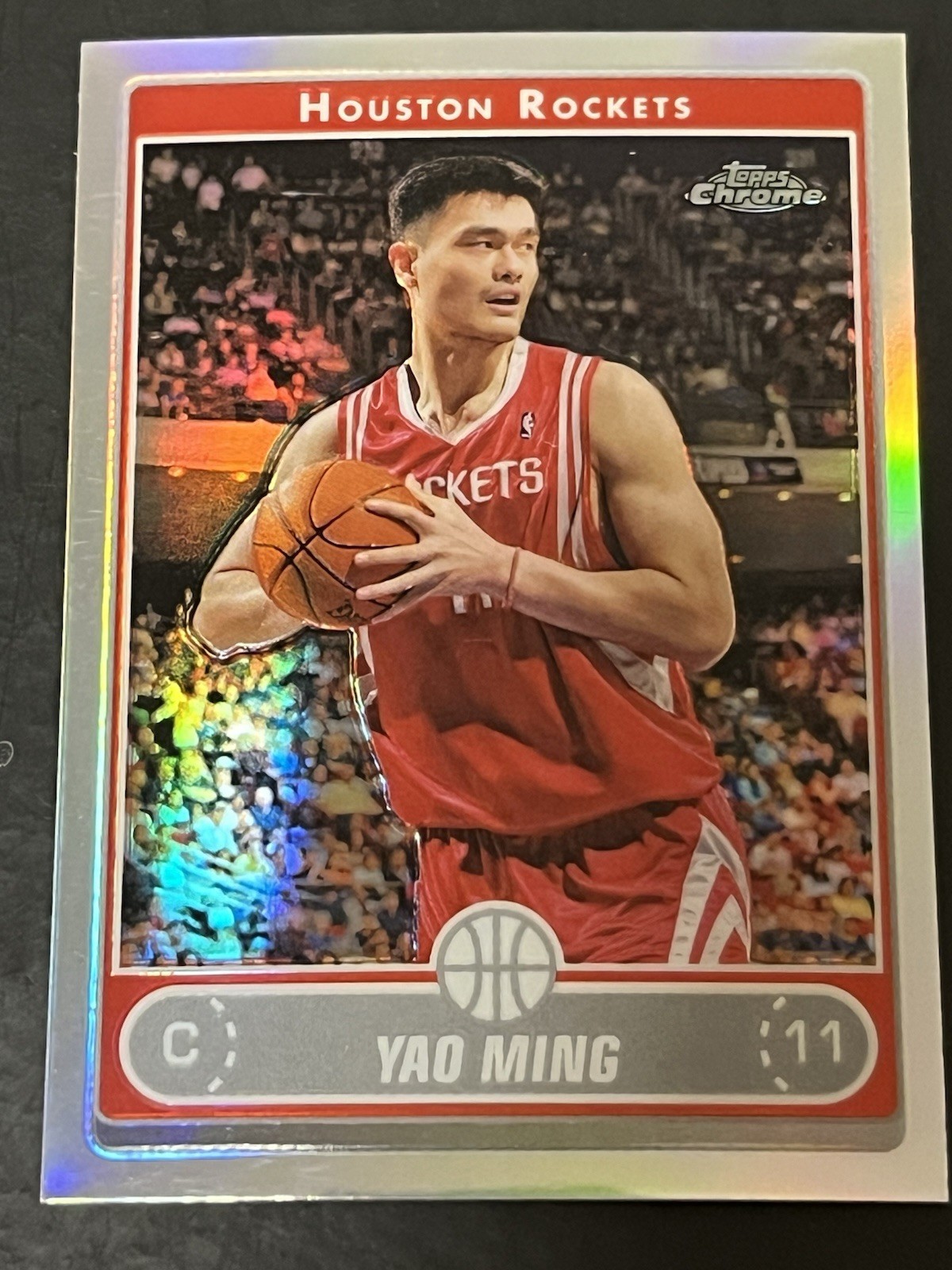 2006-07 Topps Chrome Yao Ming #44 Refractor HOF 🔥🔥📈