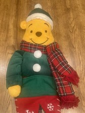 Disney Winnie The Pooh Christmas Stocking Plush Stuffed New