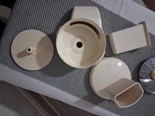 OEM Sunbeam Oskar 14081 Food Processor 5Pcs Chute, Pusher, Feed Tube, 2 Discs