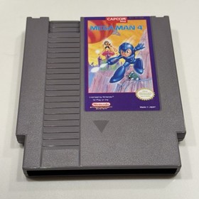 Mega Man 4 (Nintendo NES, 1992 Capcom) Authentic Complete CIB Manual TESTED
