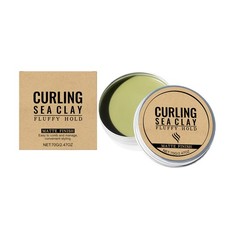 Hair Hold Clay Matte Finish Long-Lasting Natural Look Curling Styling Clay
