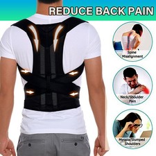 Back Brace Posture Corrector   Upper  Lower Back Support for Men  Women