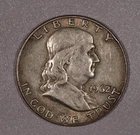 1962-D Franklin Half-Dollar SILVER Coin, Fine Condition