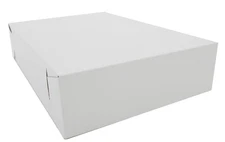 Southern Champion Tray 1035 Non-window Bakery Box, 19w X 14d X 5h, White,