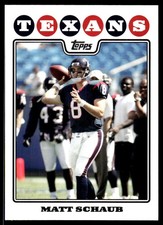 Matt Schaub 2008 Topps #10 Houston Texans NFL READ FREE SHIPPING AutographDen