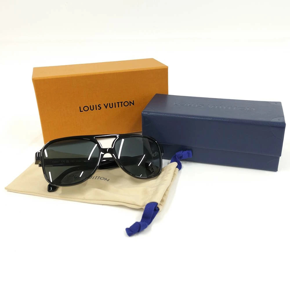 LOUIS VUITTON Sunglasses Hit Pilot Black Z2866U RZ2295 DDU | eBay