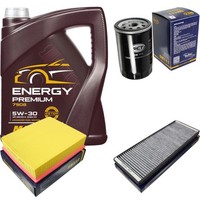 SCT Inspektionspaket 5L Mannol Energy Premium 5W-30 FüR Audi A4 1.6 1.8 VW