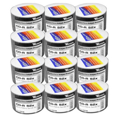 Großeinkauf Traxdata Full Face Printable 52x CD-R 700MB - 600 Discs - Buy The Box
